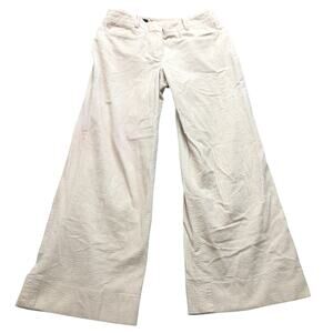Brooks Brothers Stretch Corduroy Pants Womens 26x25 XS Size 2 Wide Leg Tan